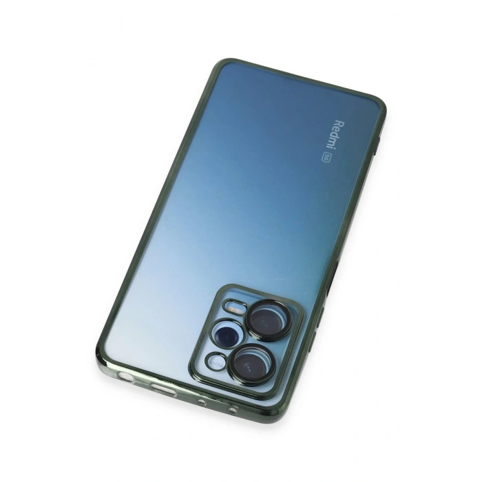 Xiaomi Redmi Note 12 Pro 5G Kılıf Lensli Silikon - Yeşil