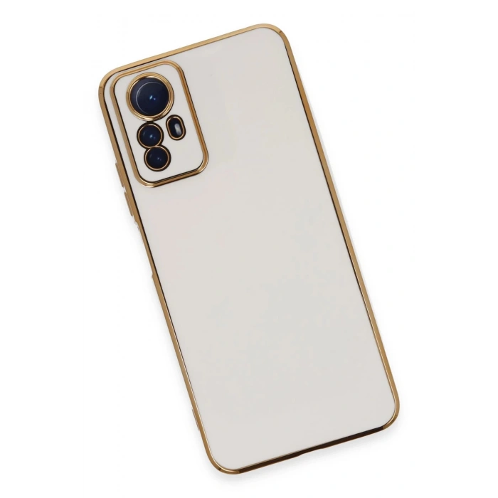 Xiaomi Redmi Note 12S Kılıf Volet Silikon - Beyaz