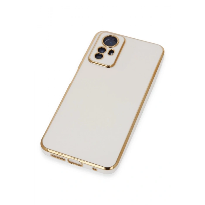 Xiaomi Redmi Note 12S Kılıf Volet Silikon - Beyaz