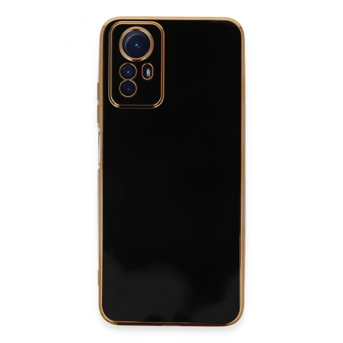 Xiaomi Redmi Note 12S Kılıf Volet Silikon - Siyah