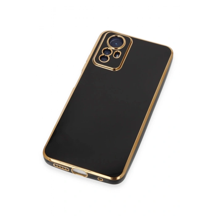 Xiaomi Redmi Note 12S Kılıf Volet Silikon - Siyah