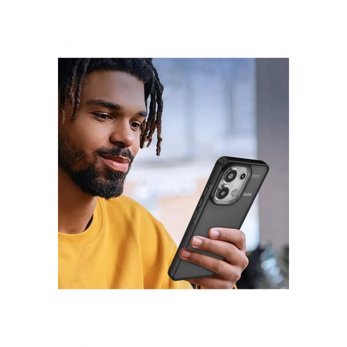 Xiaomi Redmi Note 13 4G Kılıf Elegant Kapak - Siyah