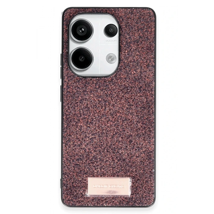 Xiaomi Redmi Note 13 Pro 4G Bright Simli Kapak - Derin Mor