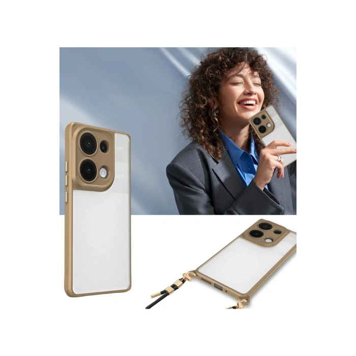 Xiaomi Redmi Note 13 Pro 4G Kılıf Penta Silikon Kılıf - Çöl Titanyum