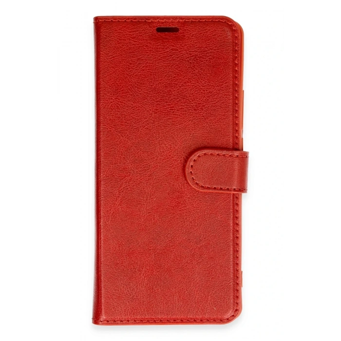 Xiaomi Redmi Note 13 Pro 4G Kılıf Trend S Plus Kapaklı Kılıf - Kırmızı