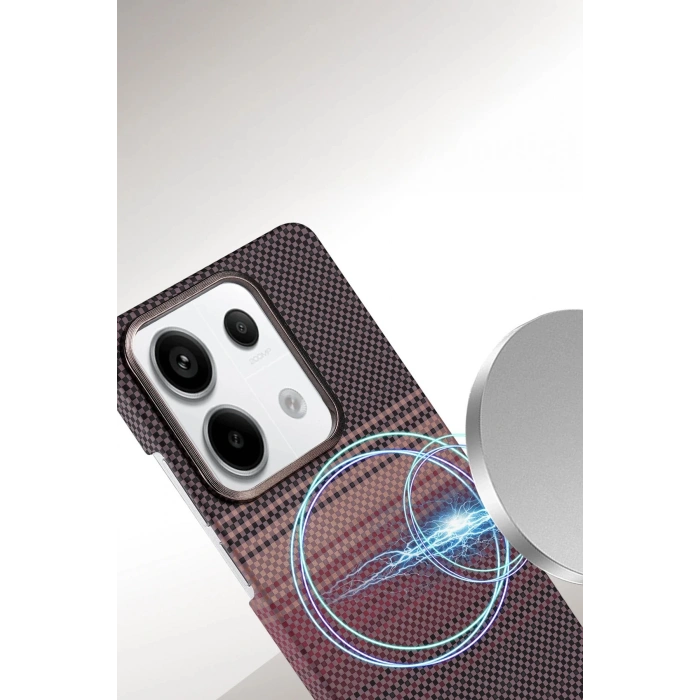 Xiaomi Redmi Note 13 Pro 4G Vega Magsafe Kapak - Çöl Titanyum