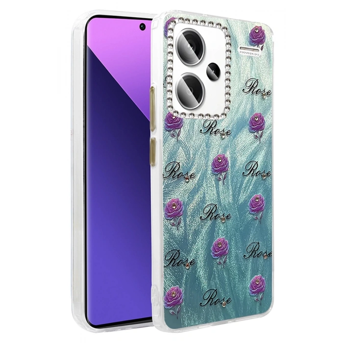 Xiaomi Redmi Note 13 Pro Plus Kılıf Blade Aynalı Desenli Kapak - Desen 9