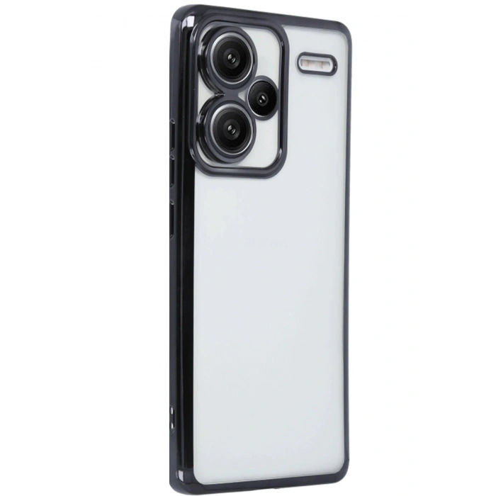 Xiaomi Redmi Note 13 Pro Plus Kılıf Lensli Silikon - Siyah