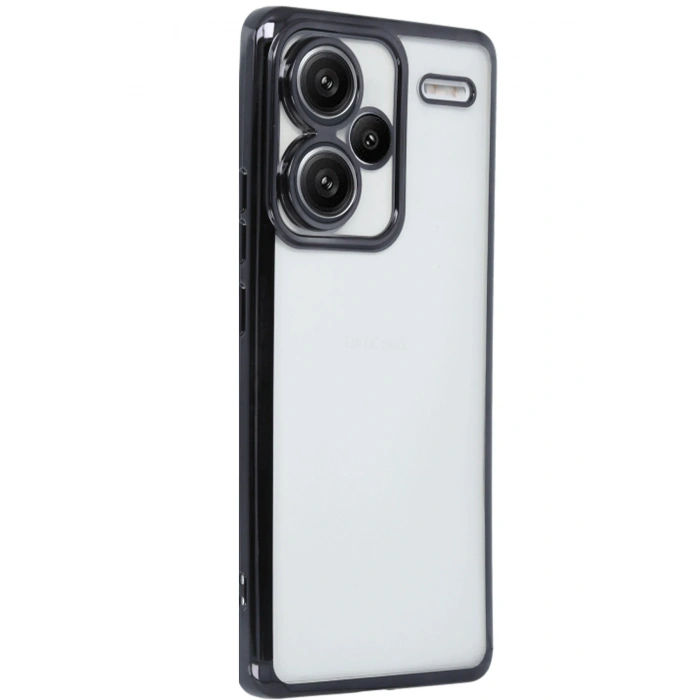 Xiaomi Redmi Note 13 Pro Plus Kılıf Razer Lensli Silikon - Siyah