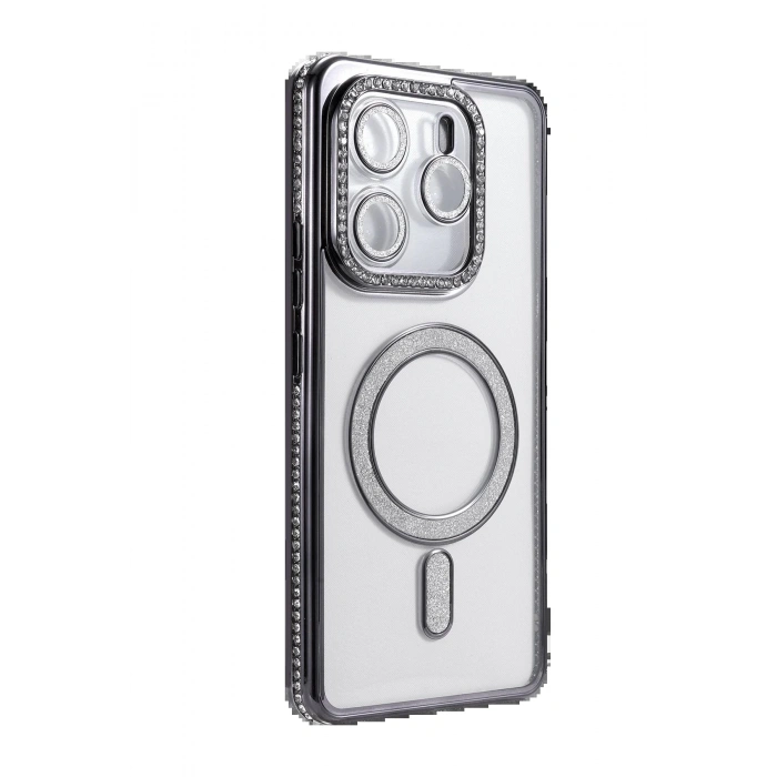 Xiaomi Redmi Note 14 4G Joke Simli Magneticsafe Kılıf - Siyah