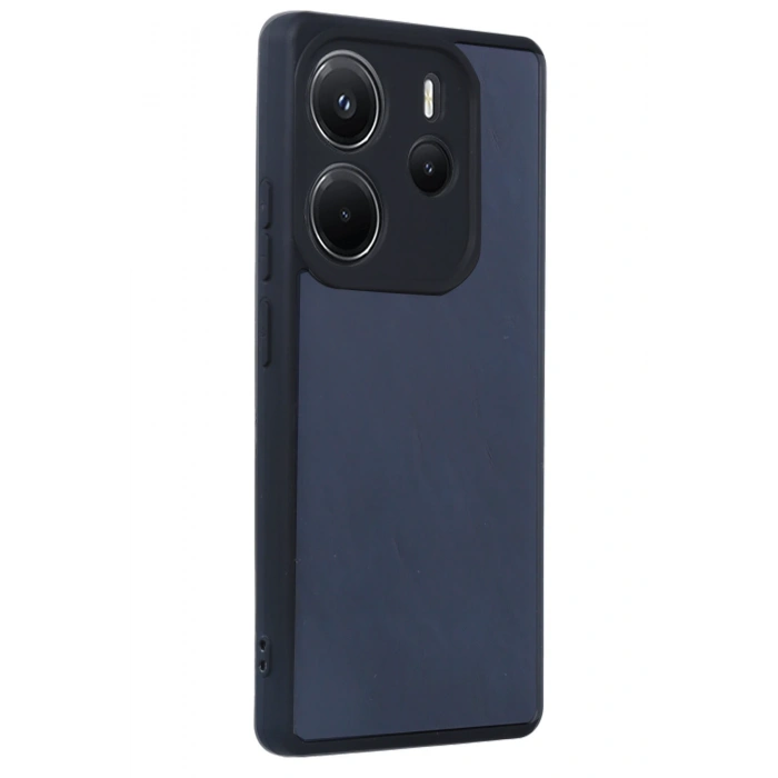 Xiaomi Redmi Note 14 4G Kılıf Aras Deri Kapak - Lacivert