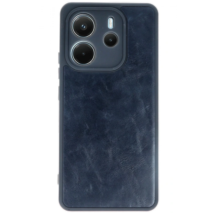 Xiaomi Redmi Note 14 4G Kılıf Aras Deri Kapak - Lacivert