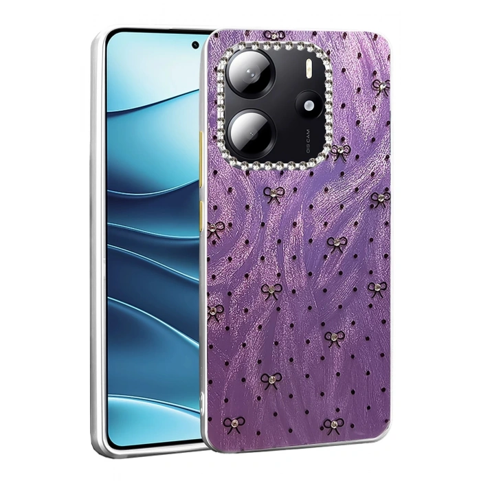 Xiaomi Redmi Note 14 4G Kılıf Blade Aynalı Desenli Kapak - Desen 2