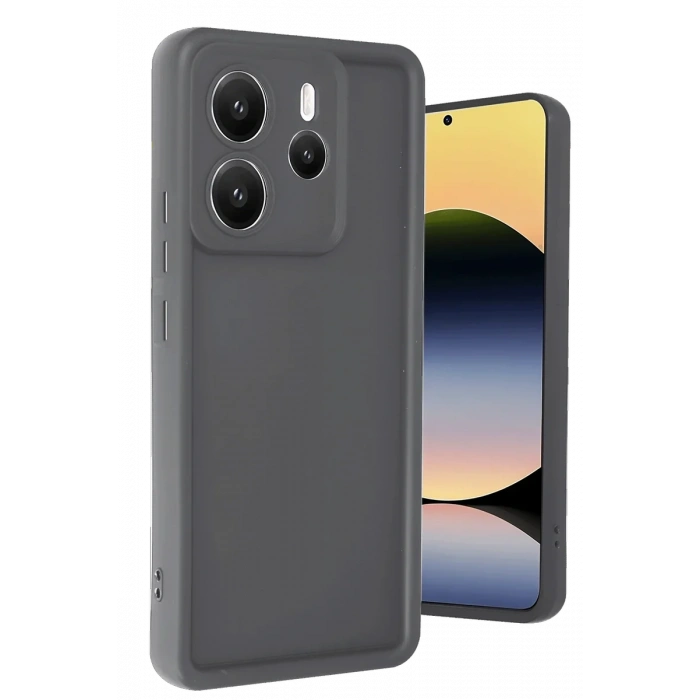 Xiaomi Redmi Note 14 4G Kılıf Viera Silikon - Gri