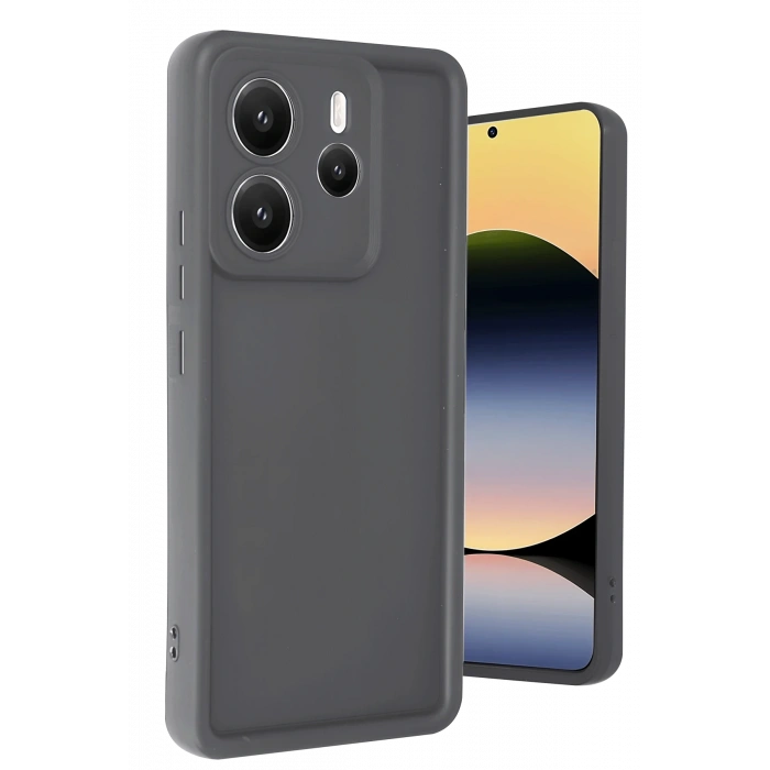 Xiaomi Redmi Note 14 4G Kılıf Viera Silikon - Gri