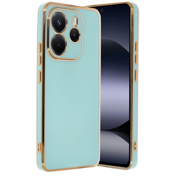 Xiaomi Redmi Note 14 4G Kılıf Volet Silikon - Açık Yeşil