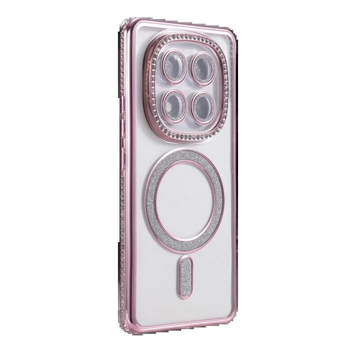 Xiaomi Redmi Note 14 Pro 4G Joke Simli Magneticsafe Kılıf - Pembe