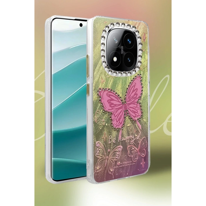 Xiaomi Redmi Note 14 Pro 4G Kılıf Blade Aynalı Desenli Kapak - Desen 9