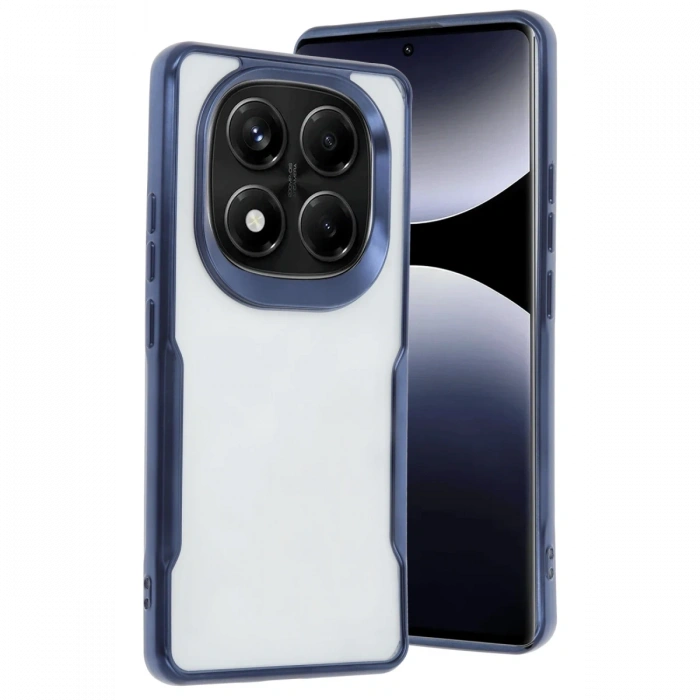 Xiaomi Redmi Note 14 Pro 4G Kılıf Boyi Silikon Kapak - Lacivert