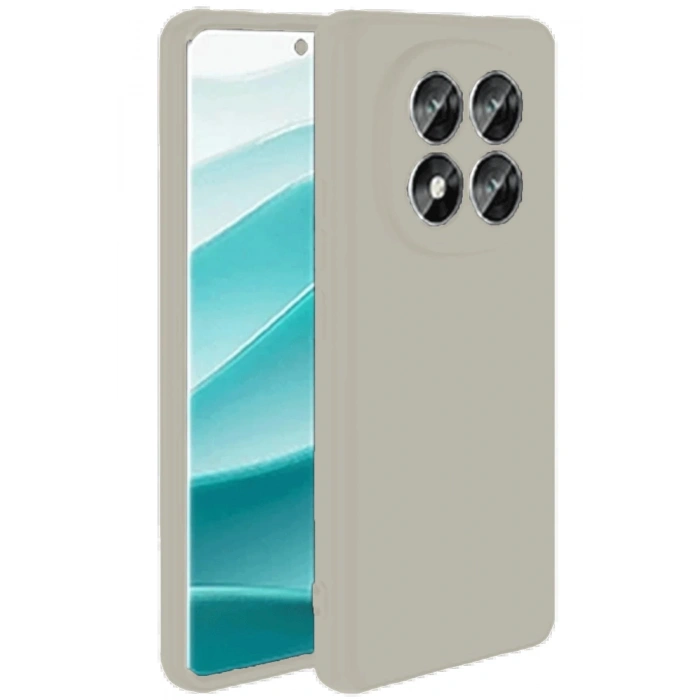 Xiaomi Redmi Note 14 Pro 4G Kılıf First Silikon - Krem