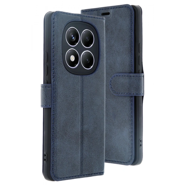 Xiaomi Redmi Note 14 Pro 4G Kılıf Trend S Plus Kapaklı Kılıf - Lacivert