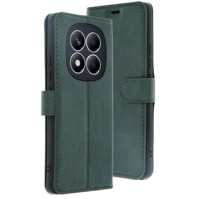 Xiaomi Redmi Note 14 Pro 4G Kılıf Trend S Plus Kapaklı Kılıf - Yeşil