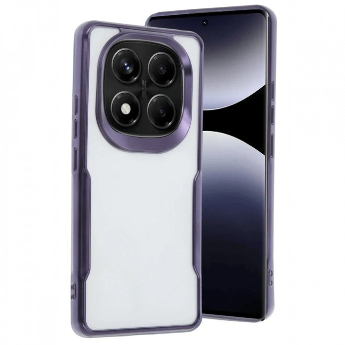 Xiaomi Redmi Note 14 Pro 5G Kılıf Boyi Silikon Kapak - Derin Mor