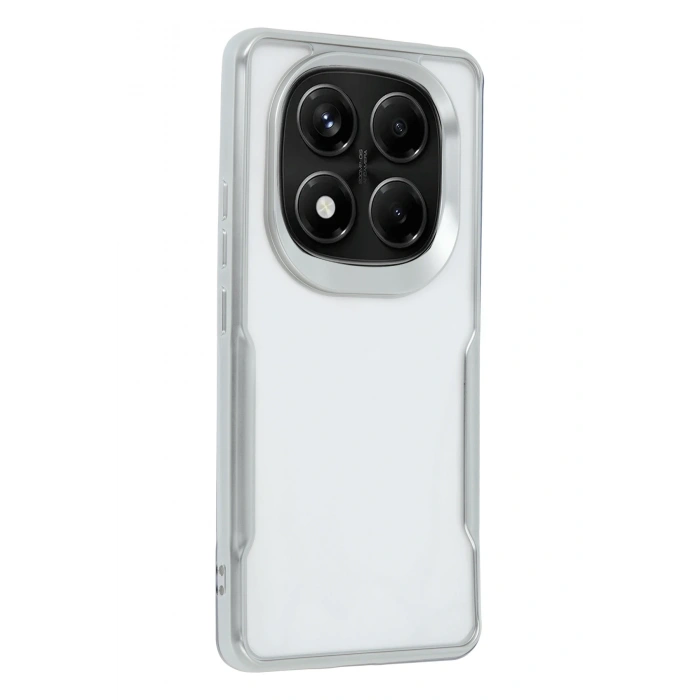 Xiaomi Redmi Note 14 Pro 5G Kılıf Boyi Silikon Kapak - Gümüş