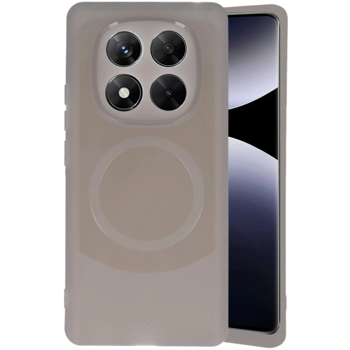 Xiaomi Redmi Note 14 Pro 5G Kılıf Maya Karbon Kapak - Gri