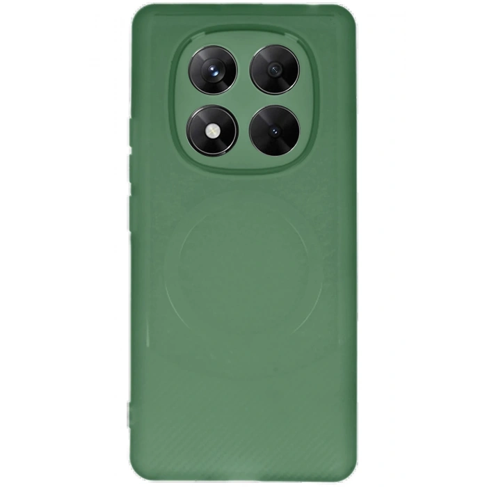 Xiaomi Redmi Note 14 Pro 5G Kılıf Maya Karbon Kapak - Koyu Yeşil