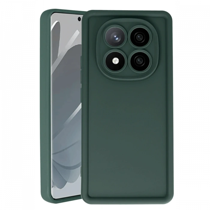 Xiaomi Redmi Note 14 Pro 5G Kılıf Viera Silikon - Koyu Yeşil