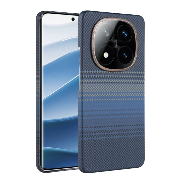 Xiaomi Redmi Note 14 Pro 5G Vega Magsafe Kapak - Mavi