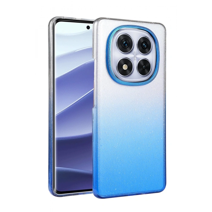 Xiaomi Redmi Note 14 Pro Plus Glossy Kapak - Mavi