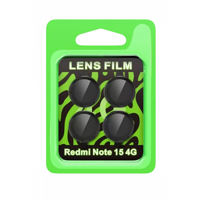 Xiaomi Redmi Note 15 4G Raze Metal Kamera Lens - Siyah