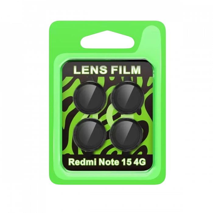 Xiaomi Redmi Note 15 4G Raze Metal Kamera Lens - Siyah