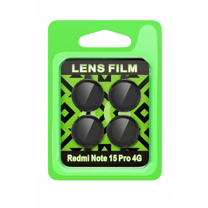 Xiaomi Redmi Note 15 Pro 4G Raze Metal Kamera Lens - Siyah