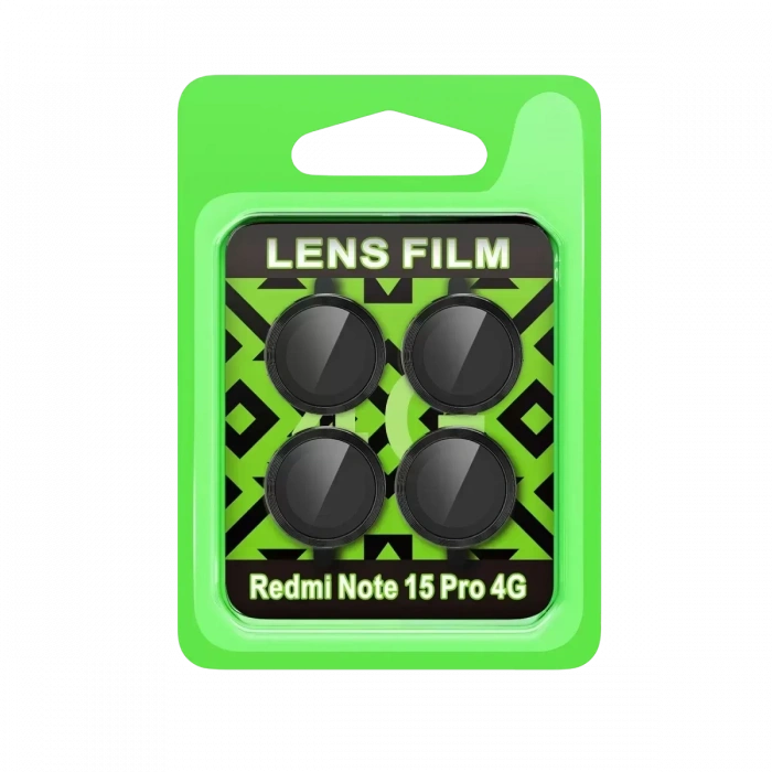 Xiaomi Redmi Note 15 Pro 4G Raze Metal Kamera Lens - Siyah