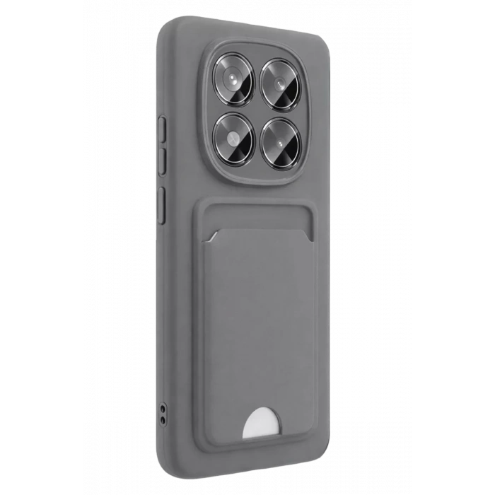 Xiaomi Redmi Note 15 Pro 5G Kelvin Kartvizitli Silikon - Gri