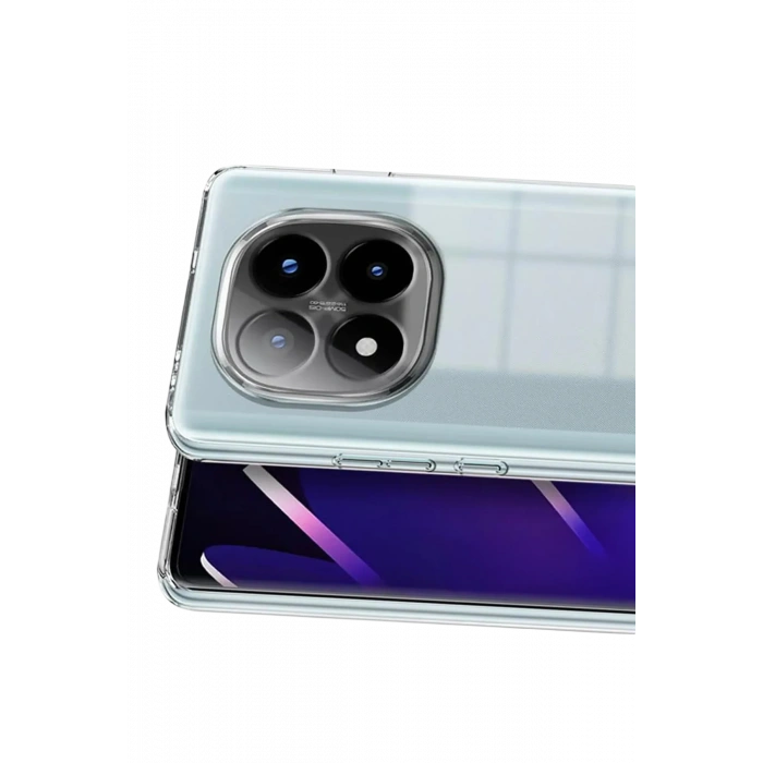 Xiaomi Redmi Note 15 Pro Plus 5G Lüx Şeffaf Silikon - Şeffaf