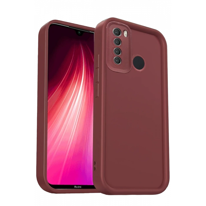 Xiaomi Redmi Note 8 Kılıf Viera Silikon - Bordo