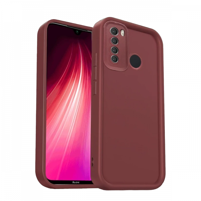 Xiaomi Redmi Note 8 Kılıf Viera Silikon - Bordo