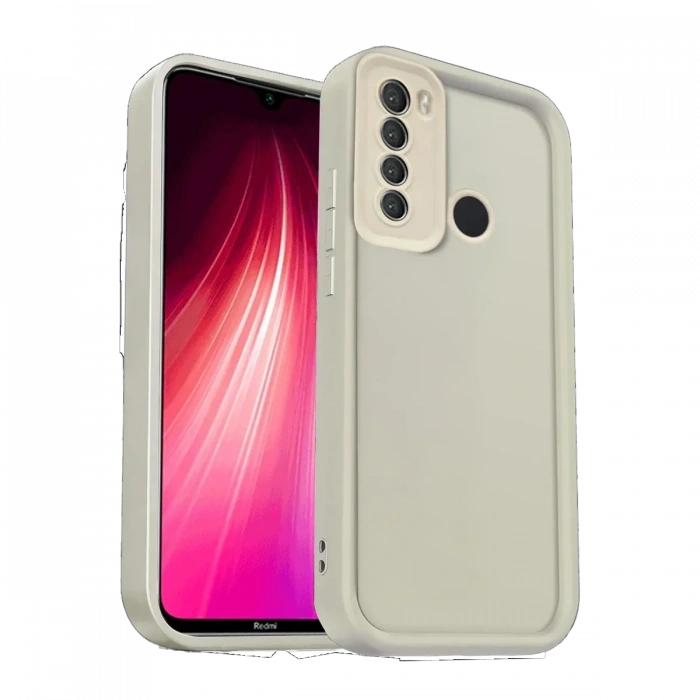 Xiaomi Redmi Note 8 Kılıf Viera Silikon - Krem