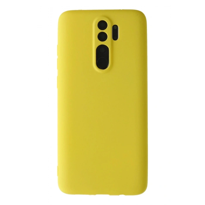 Xiaomi Redmi Note 8 Pro Kılıf First Silikon - Sarı
