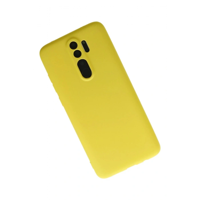 Xiaomi Redmi Note 8 Pro Kılıf First Silikon - Sarı