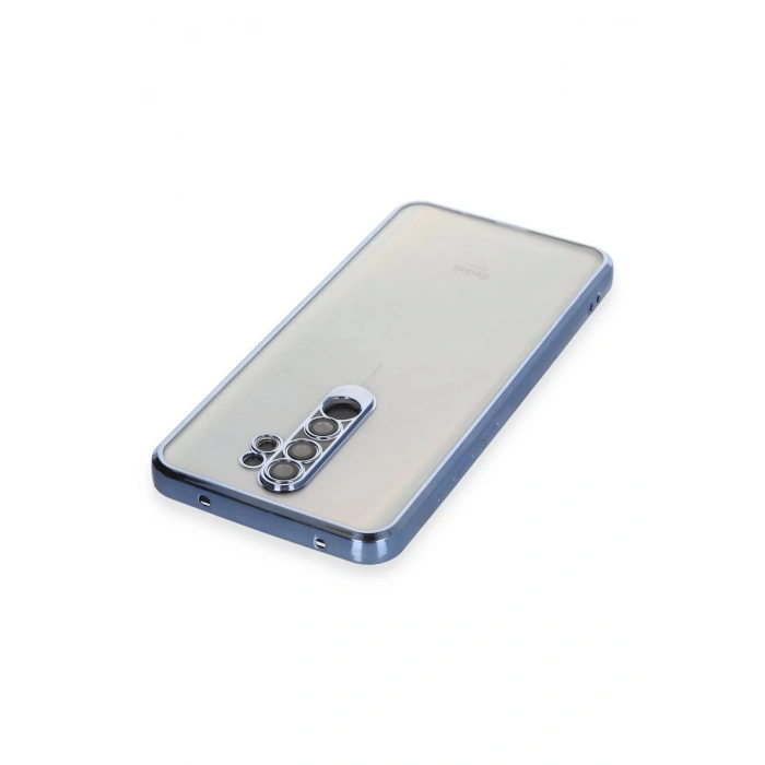Xiaomi Redmi Note 8 Pro Kılıf Lensli Silikon - Açık Mavi