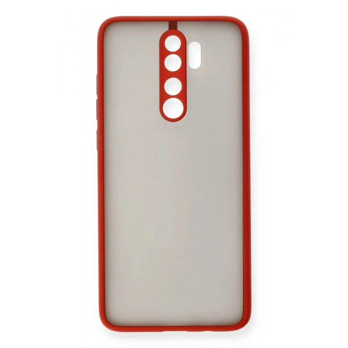 Xiaomi Redmi Note 8 Pro Kılıf Montreal Silikon Kapak - Kırmızı