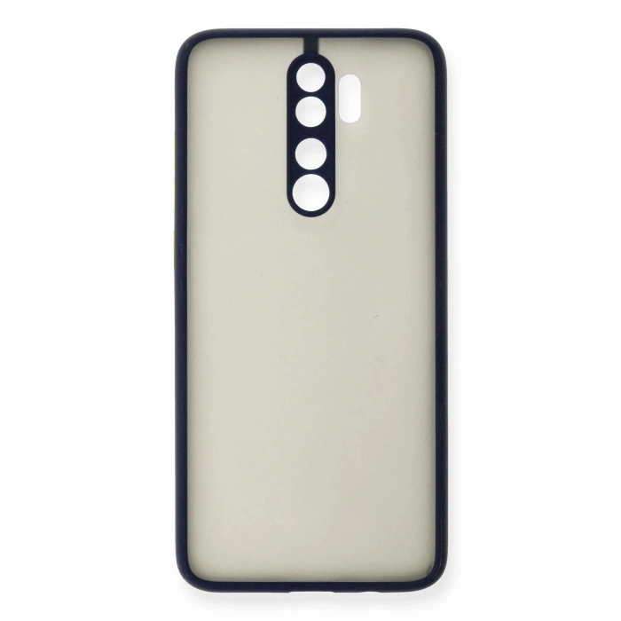 Xiaomi Redmi Note 8 Pro Kılıf Montreal Silikon Kapak - Lacivert