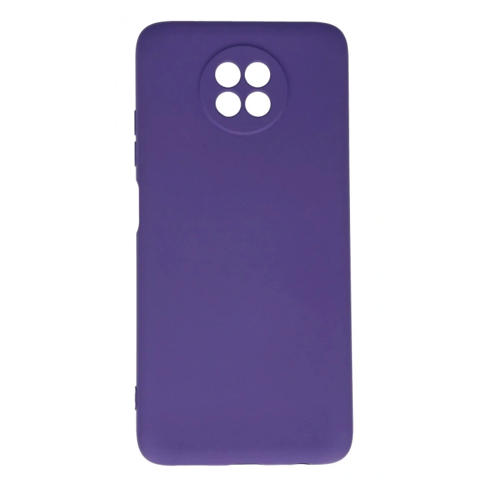 Xiaomi Redmi Note 9 5G Kılıf Nano içi Kadife Silikon - Mor
