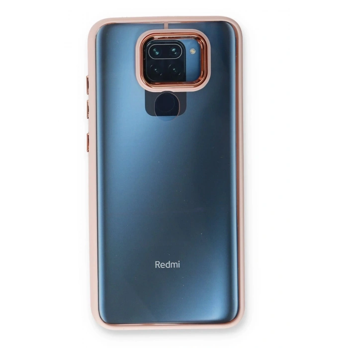 Xiaomi Redmi Note 9 Kılıf Dora Kapak - Pudra