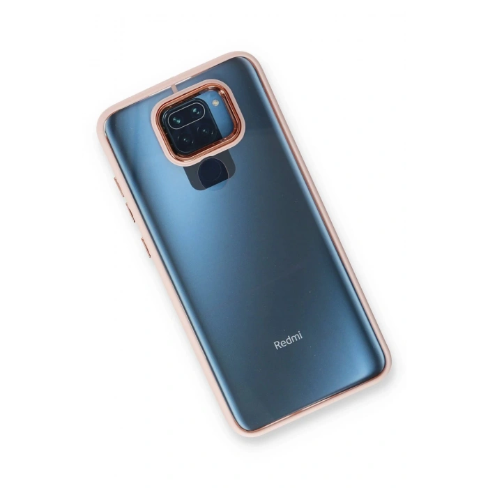 Xiaomi Redmi Note 9 Kılıf Dora Kapak - Pudra